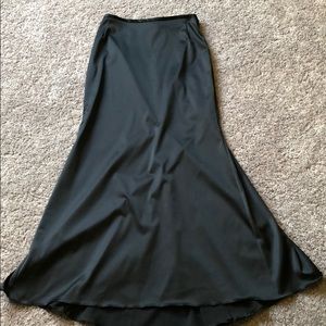Long black skirt